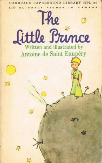 The Little Prince original book cover (1943)