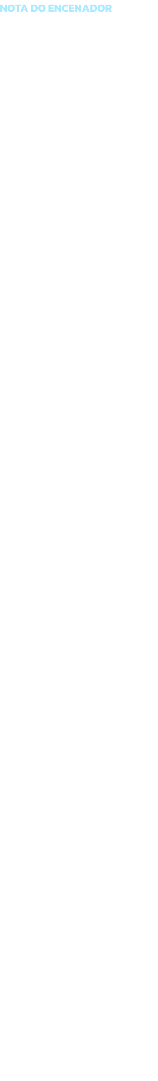 NOTA DO ENCENADOR

H cerca de seis anos, por casualidade, fui convidado para participar num intercmbio cultural na Rssia, durante o qual pude presenciar o ensaio geral da primeira produo em russo do nosso clssico, Msica no Corao.

Uma vez l, fiqu