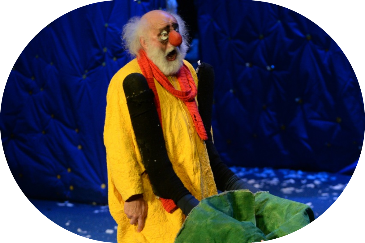 Slava Snowshow Yellow on the telephone by Anna Bogodist