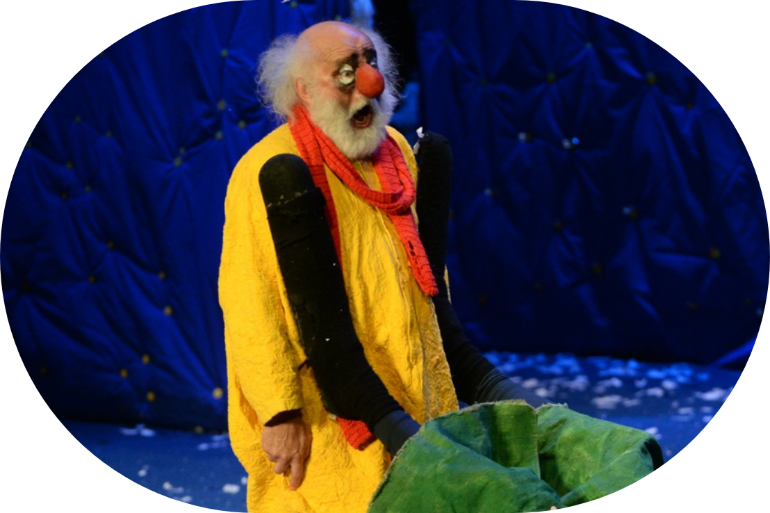 Slava Snowshow Yellow on the telephone by Anna Bogodist