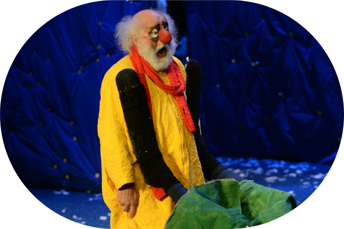 Slava Snowshow Yellow on the telephone by Anna Bogodist