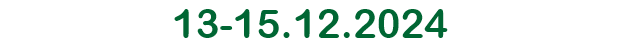 13-15.12.2024
