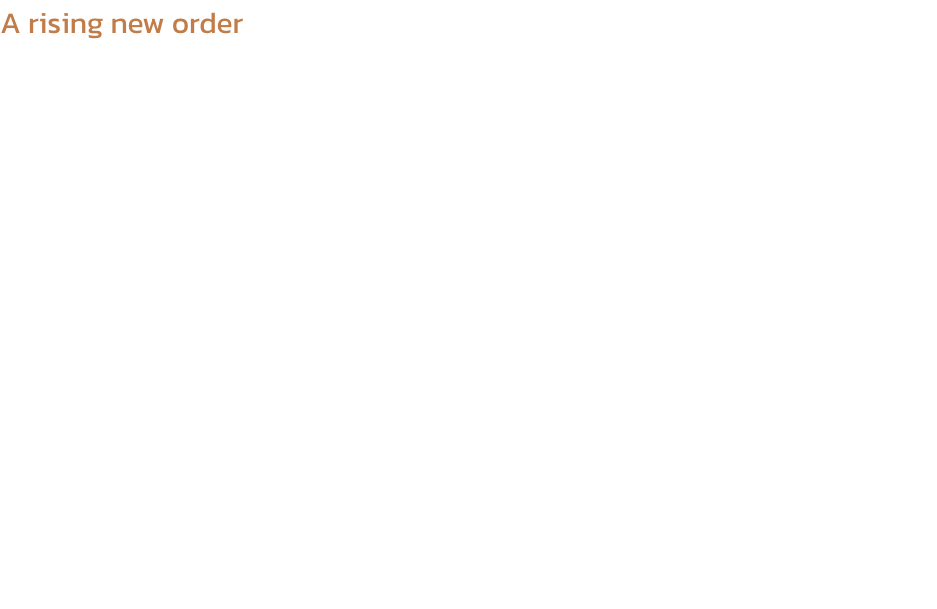 A rising new order   
One of the strongest features that makes The Cherry Orchard so appealing to this day is its vivid imagery. Achieved through a powerful sense of place and the inexorability of time, it enables the audience to deeply engage with the cha